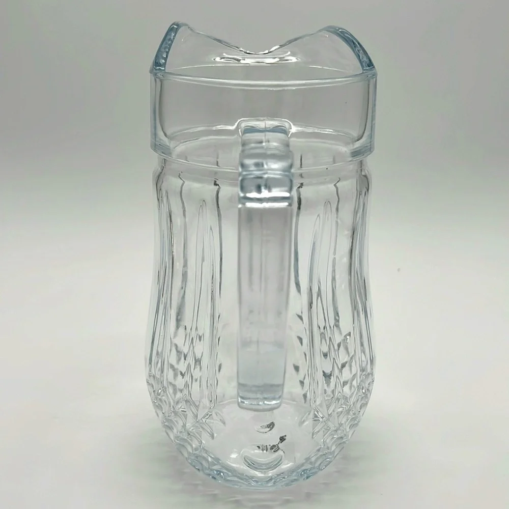 Gibson Home Brunson Glass Pitcher - Diamond Pattern